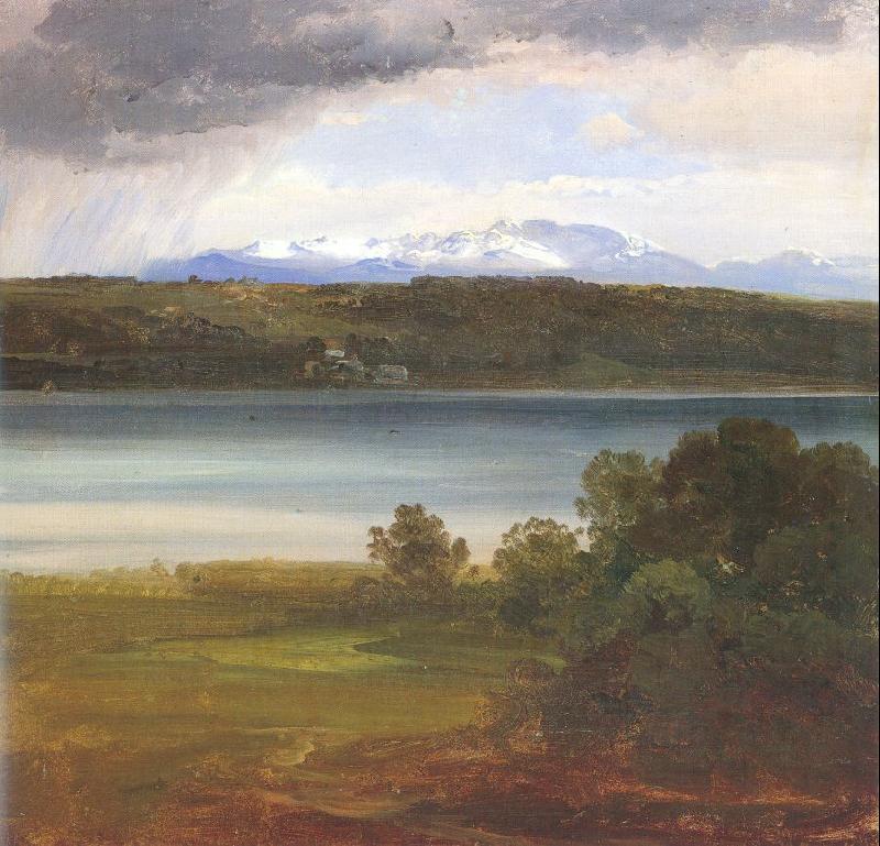 Morgenstern, Christian View Across Lake Starnberg to the Benediktenwand France oil painting art